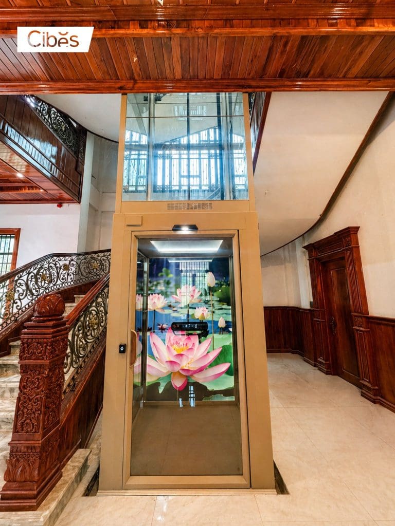 Cibes home lift installed in Cambodian home for comfort, safety, and easier daily living.