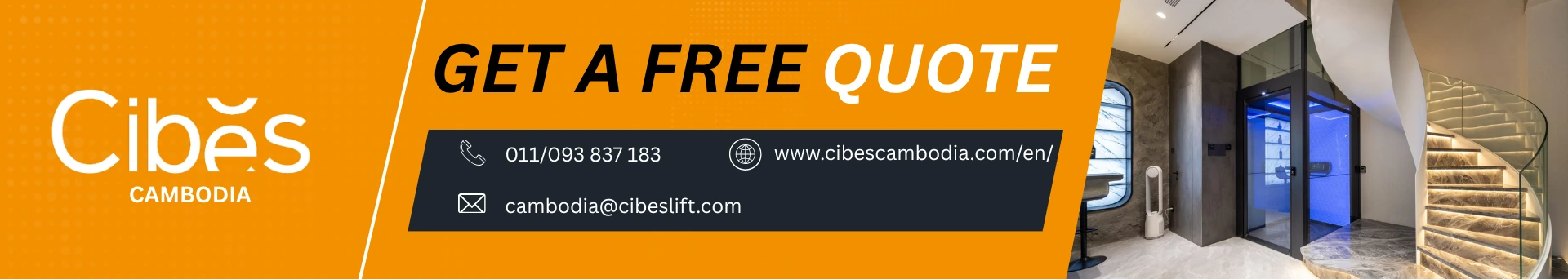 Get a free quote - Cibes Lift Cambodia